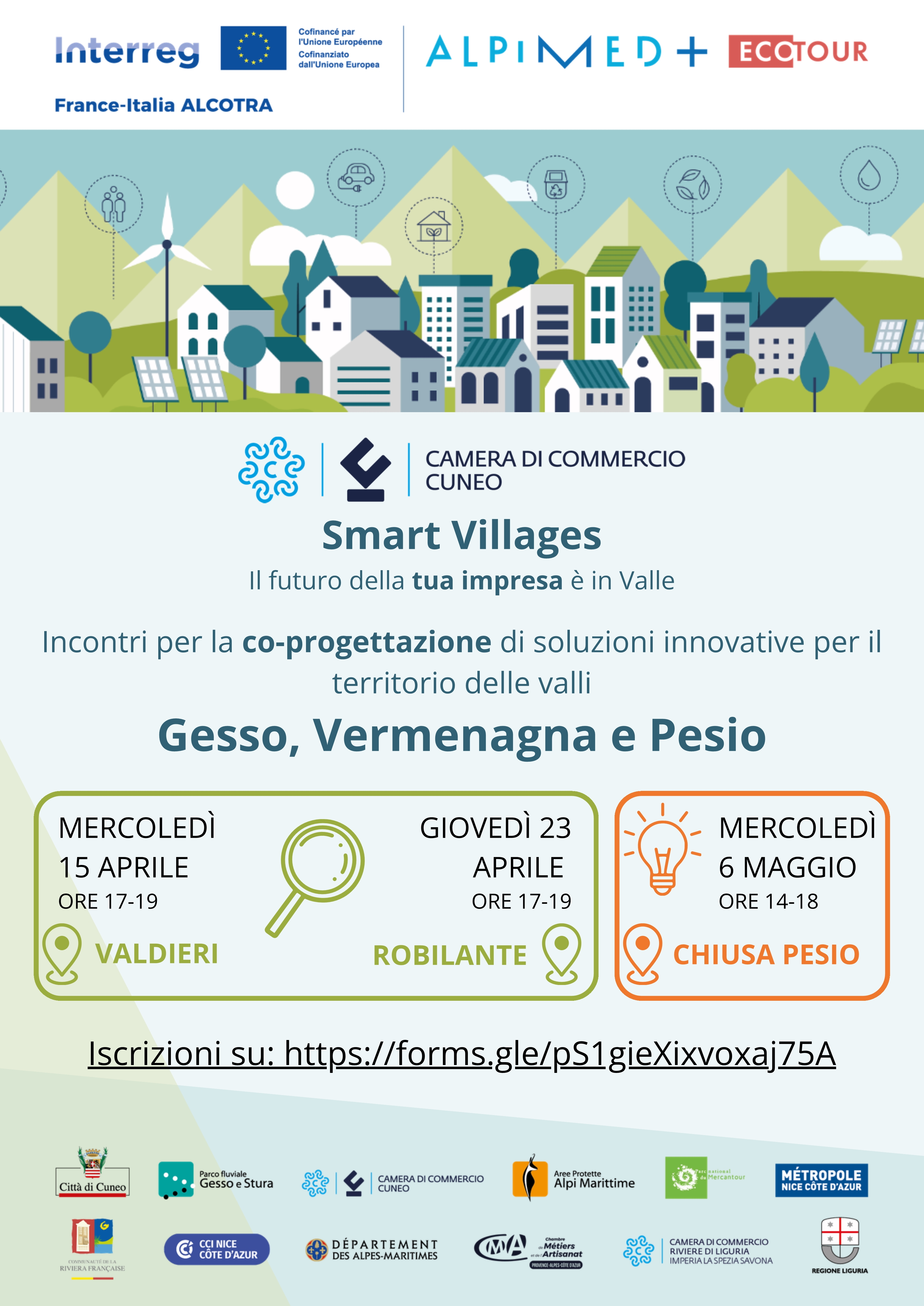 GAL VALLI GESSO VERMENAGNA PESIO
Bando SRG07 Strategie Smart Village